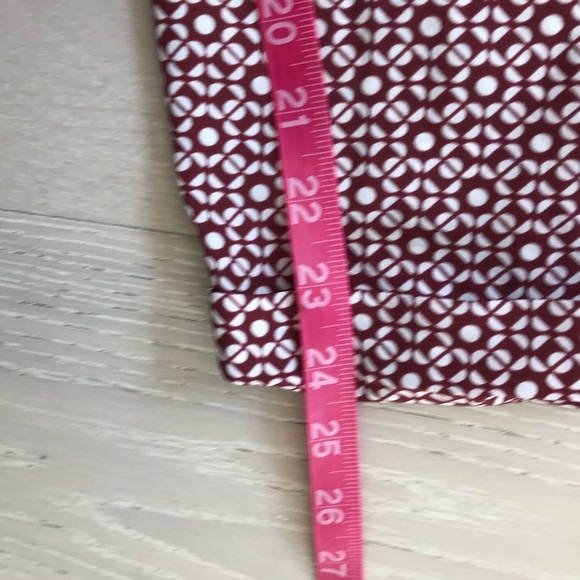 J. Crew Geo print drawstring pants sz 4 - Picture 5 of 6